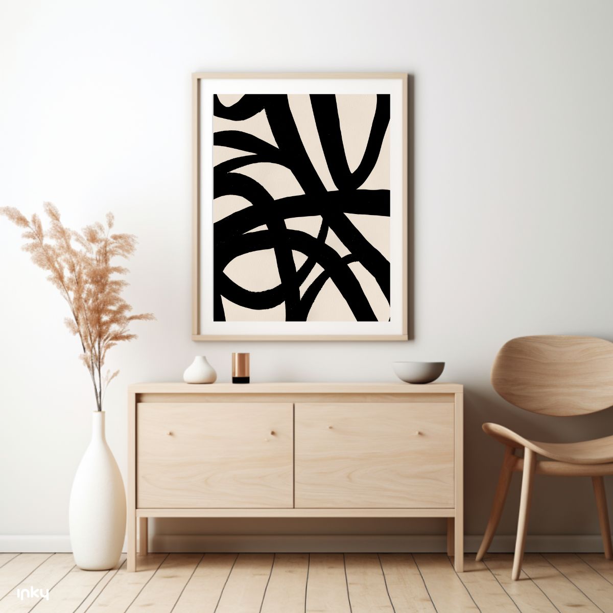 פוסטר שחור לבן