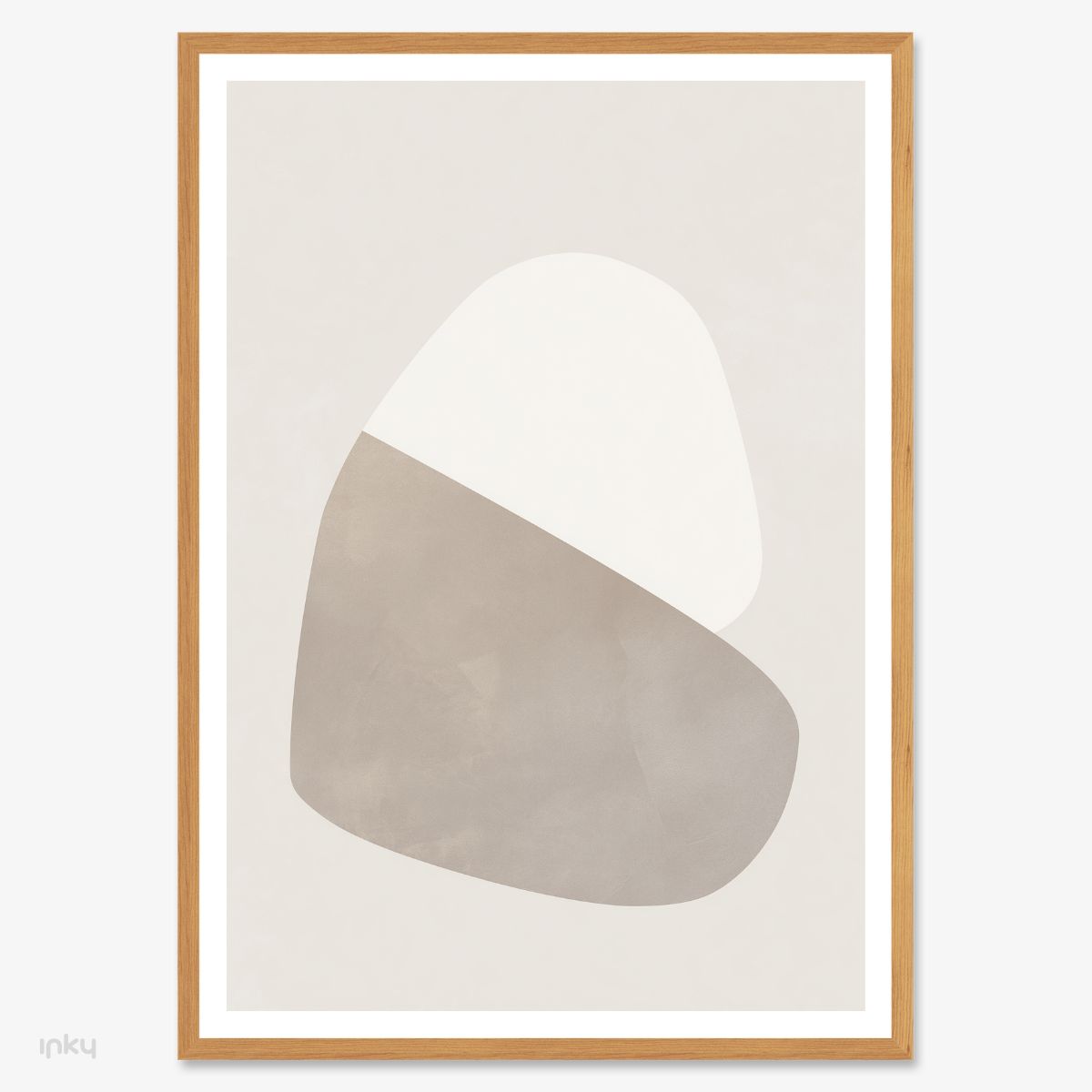 פוסטר מופשט מינמליסטי בסגנון נורדי
