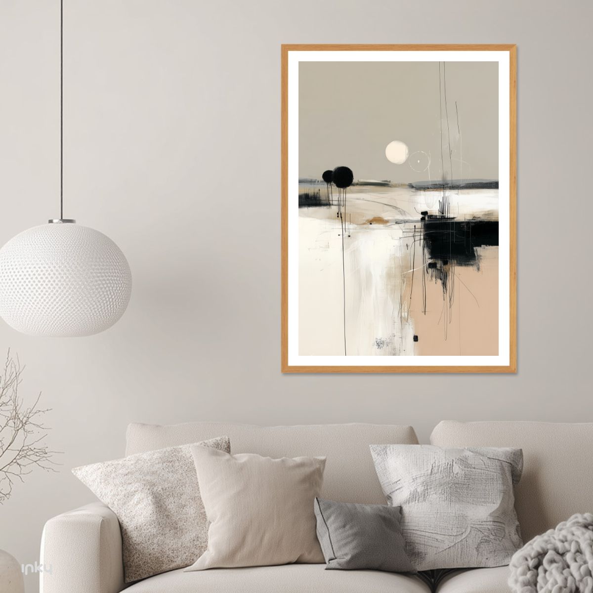 פוסטר ציור נוף אבסטרקטי