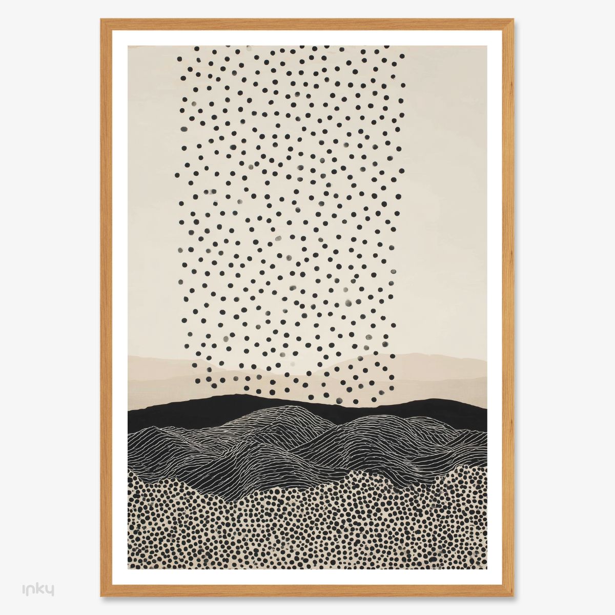 פוסטר תמונת נוף אבסטרקטית