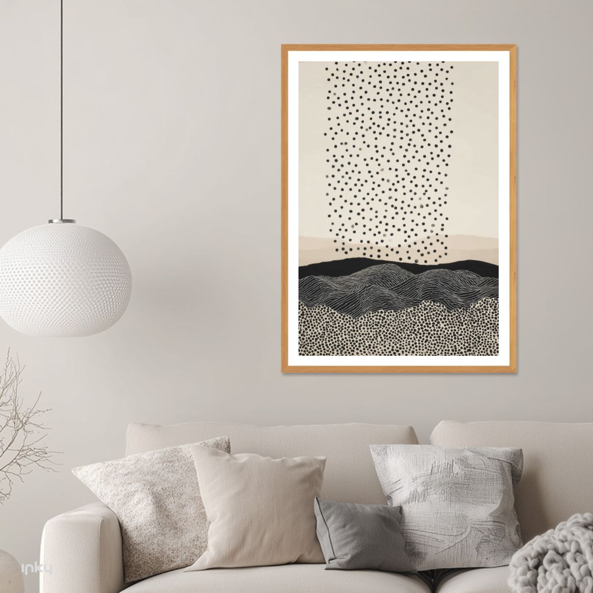 פוסטר תמונת נוף אבסטרקטית