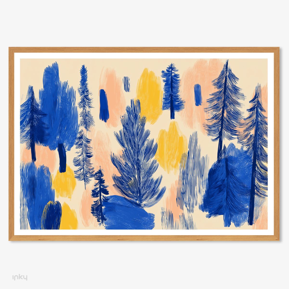 פוסטר איור של יער