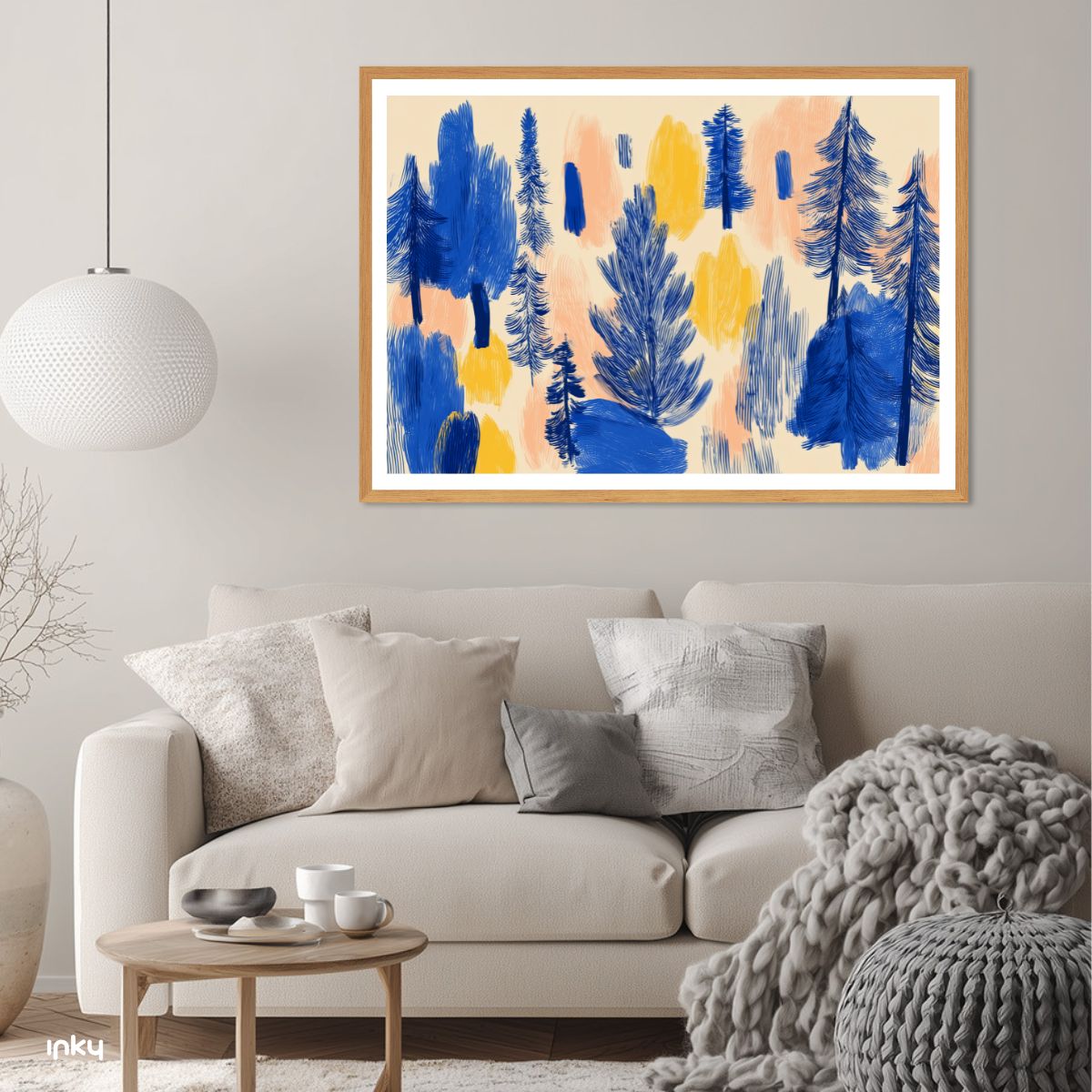 פוסטר איור של יער