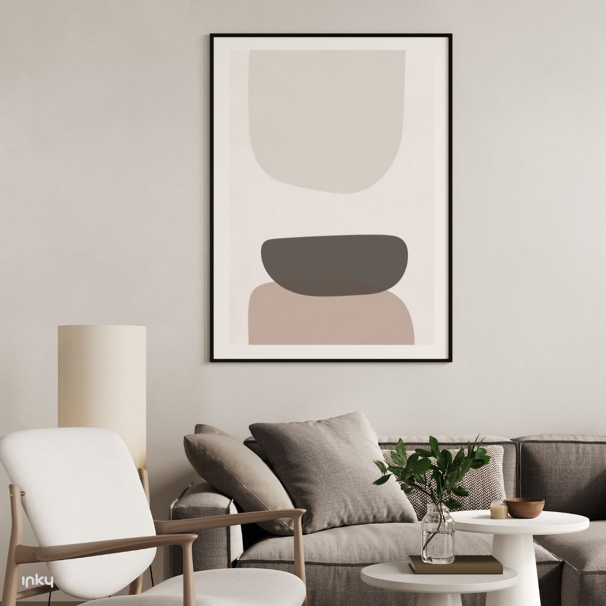 פוסטר מינימליסטי בסגנון נורדי