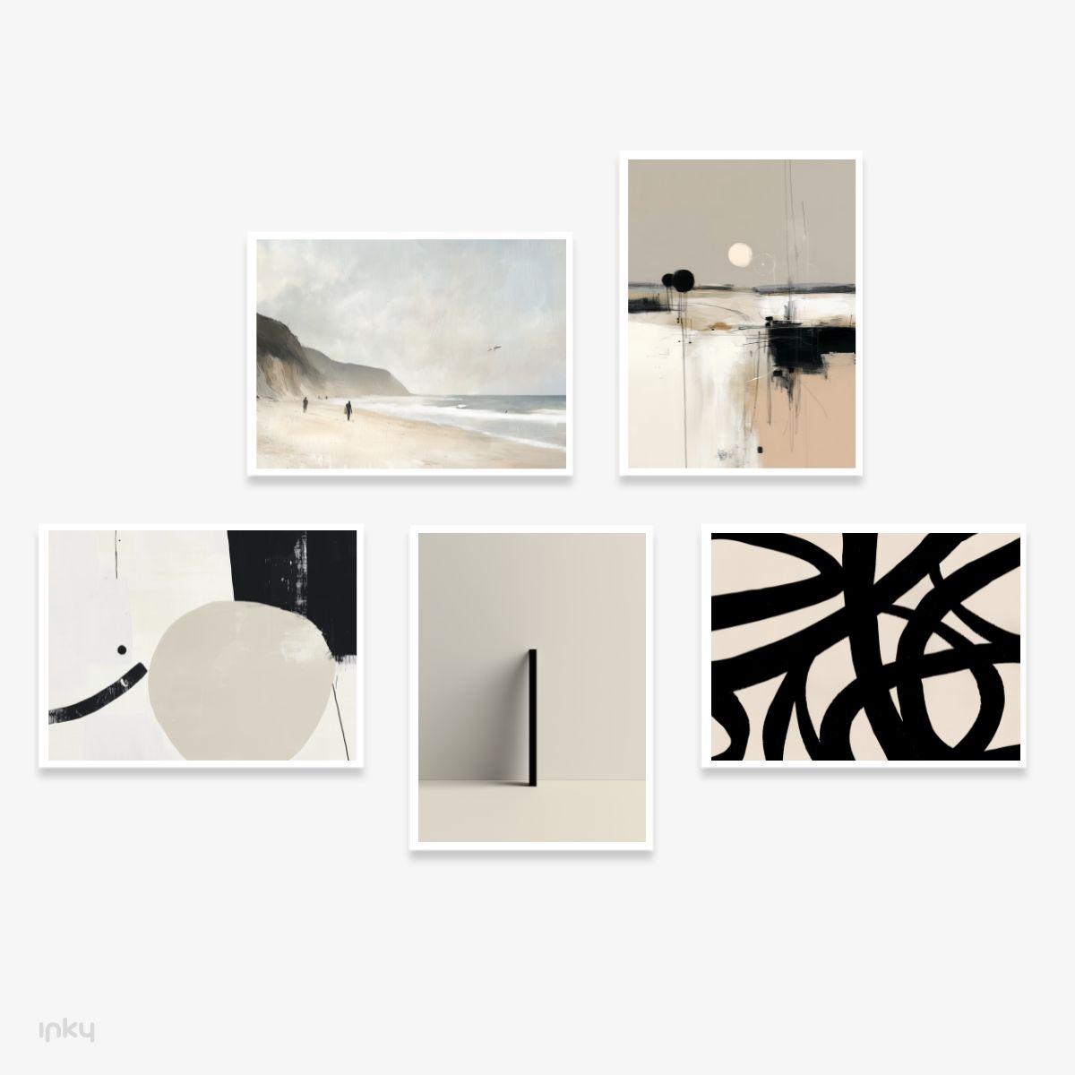 סט פוסטרים בסגנון נורדי