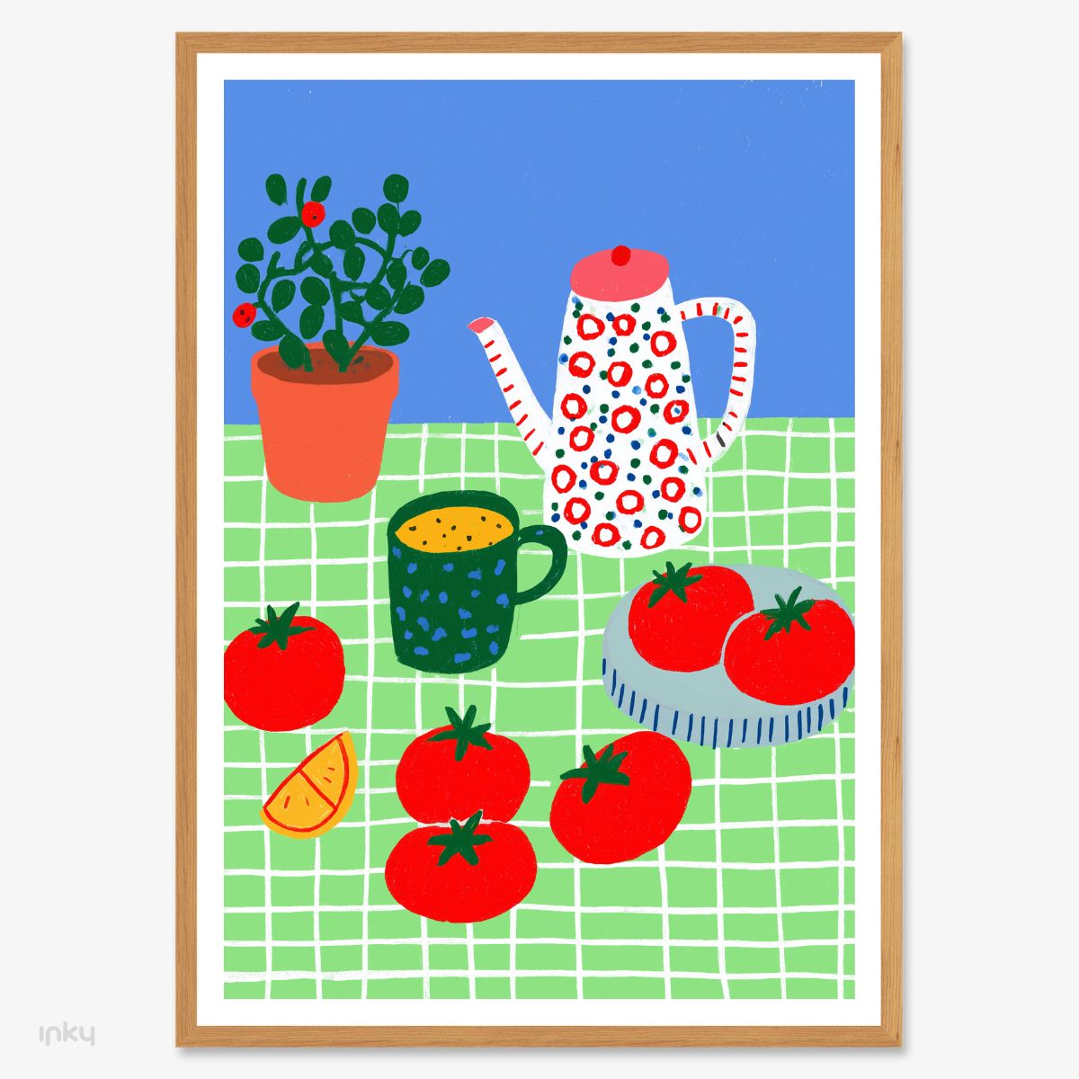 פוסטר מאוייר למטבח