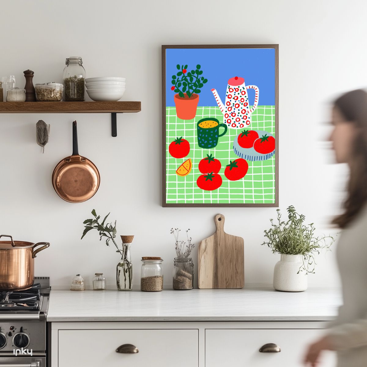 פוסטר מאוייר למטבח