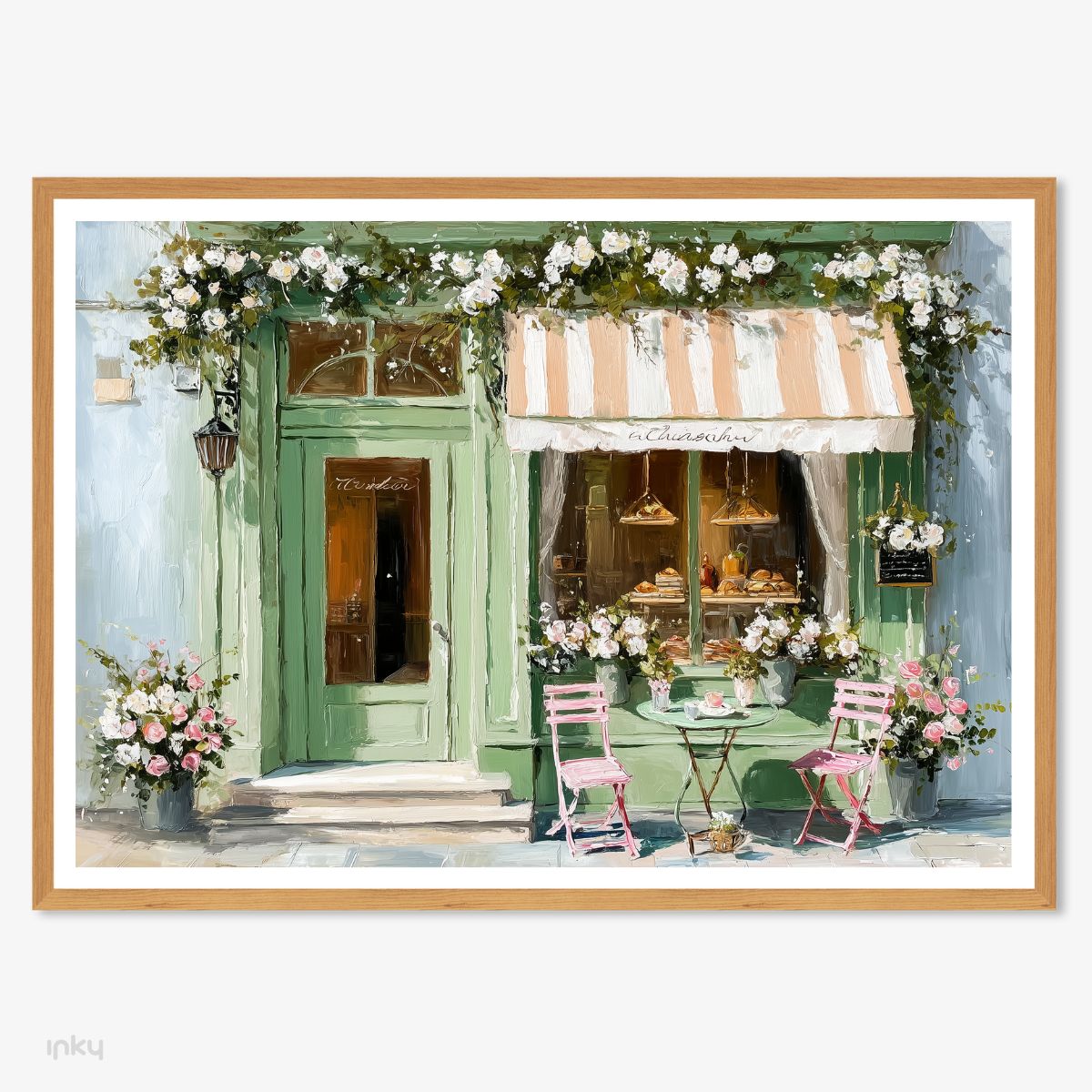 פוסטר של בית קפה בפריז