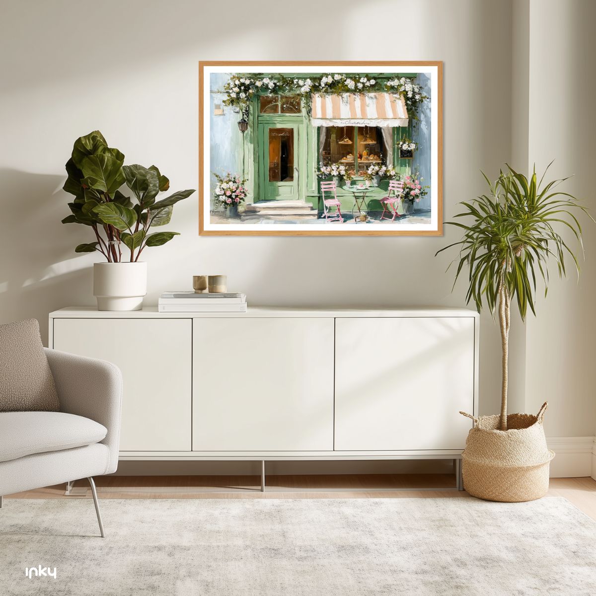 פוסטר של בית קפה בפריז