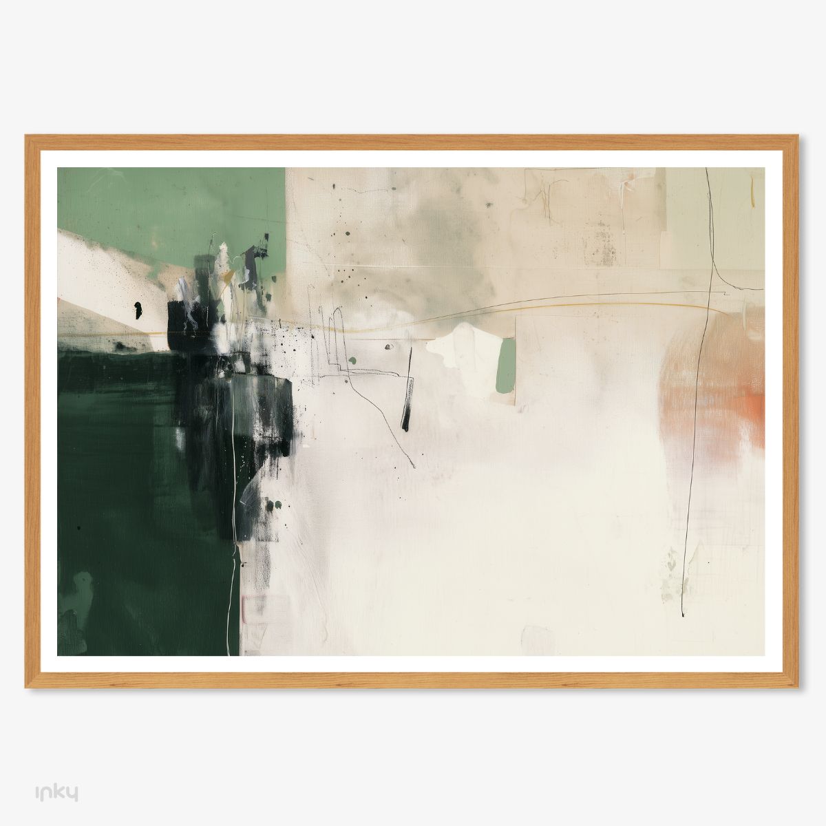 פוסטר מופשט מינמליסטי