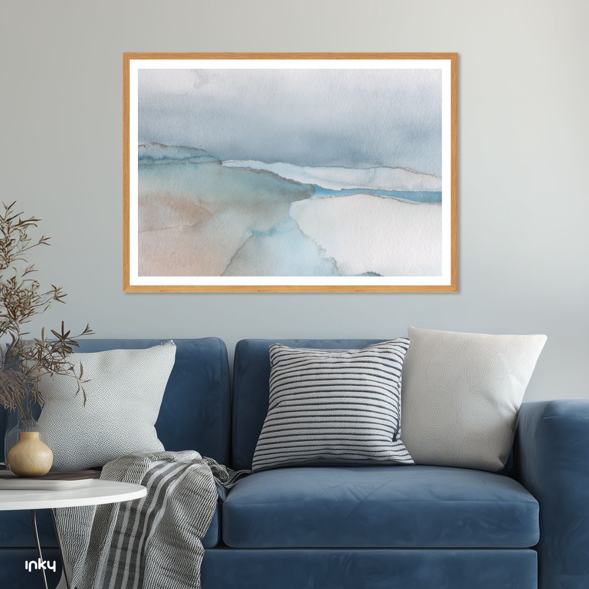 ציור מופשט של ים