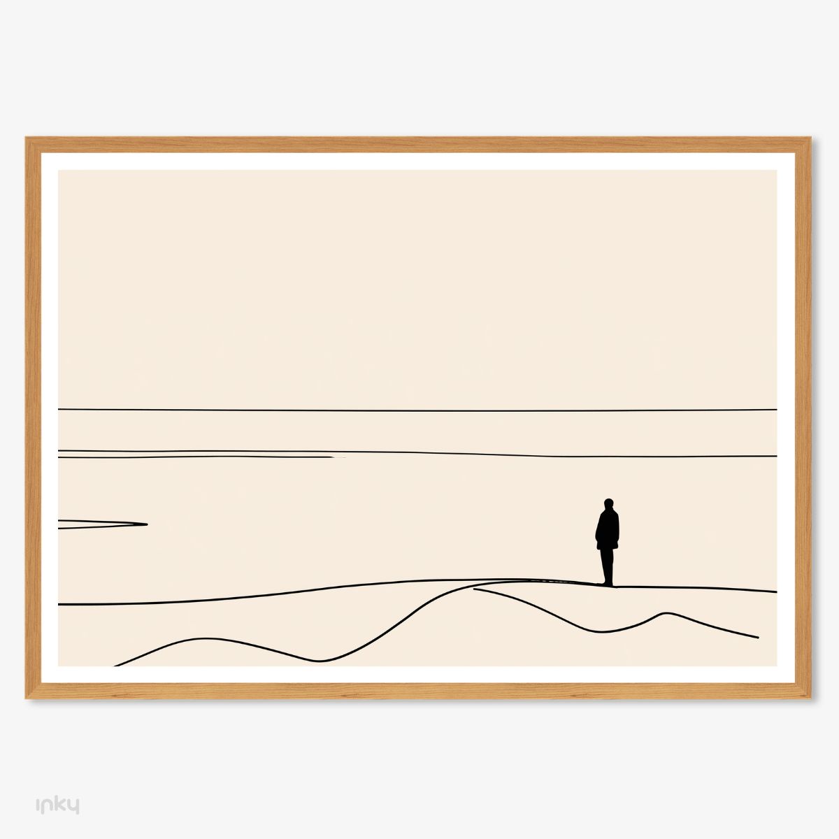 פוסטר מינימליסטי איור בקו