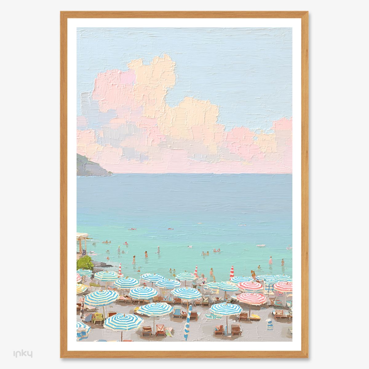 פוסטר ציור של חוף ים