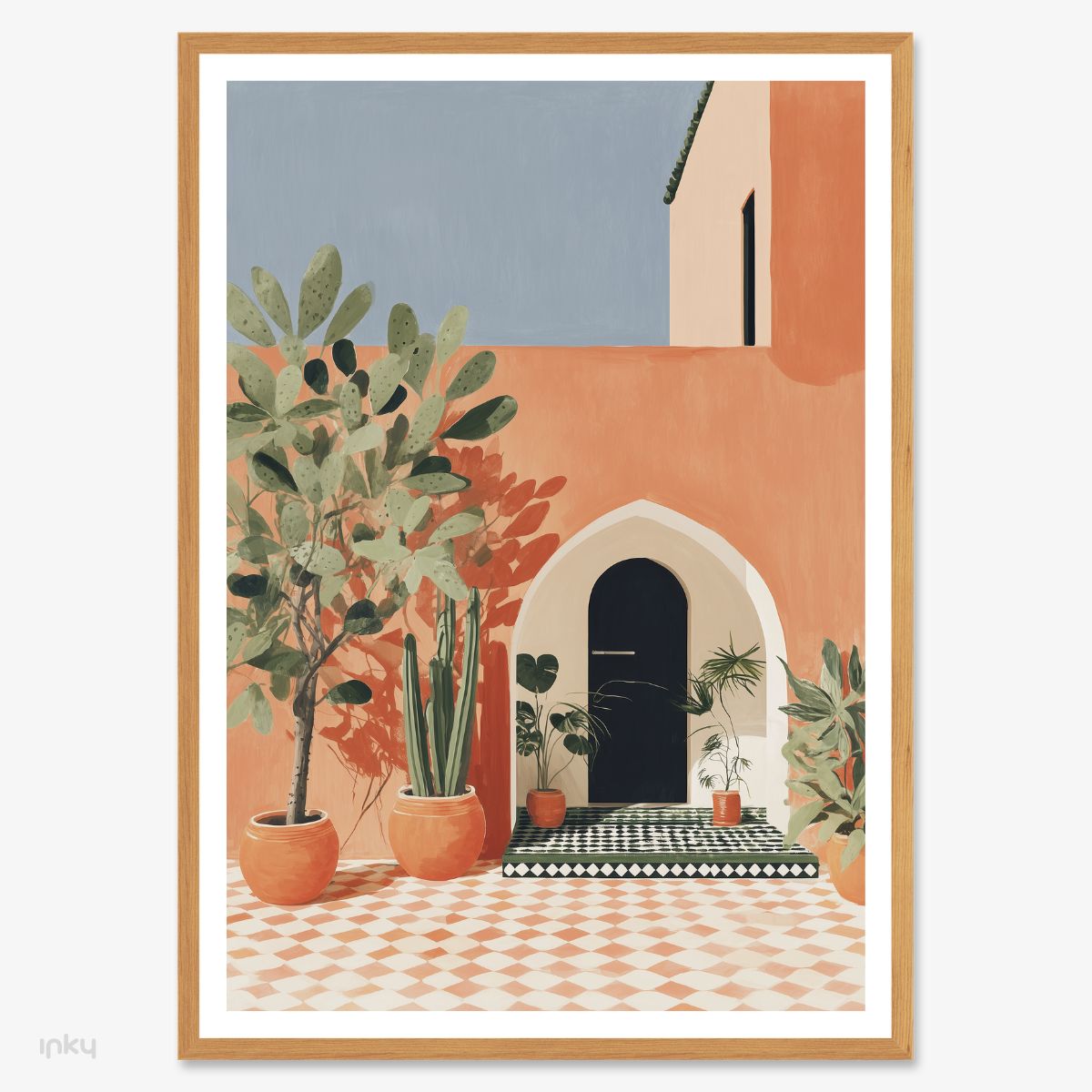 פוסטר של בית במרוקו