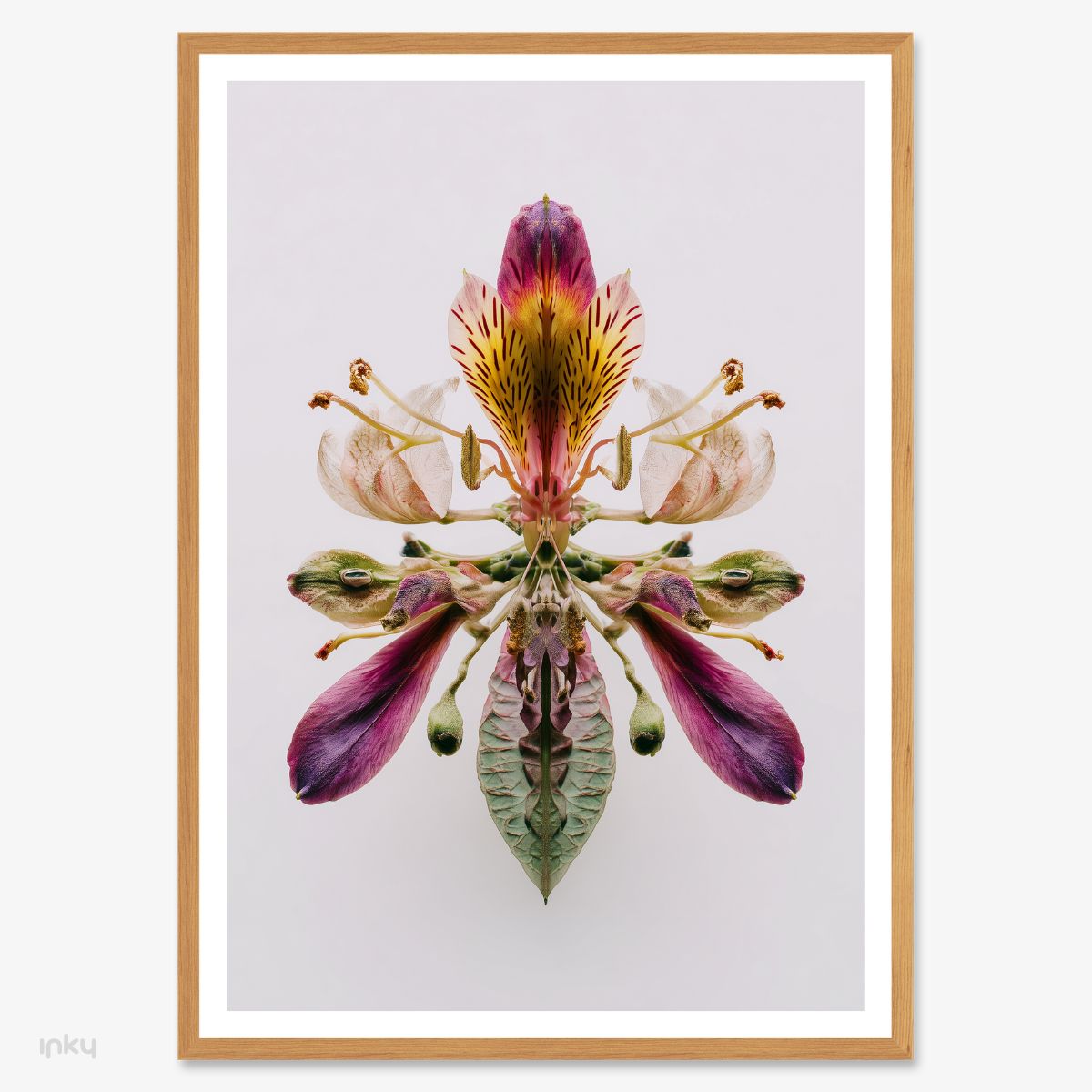 פוסטר של פרח סוריאליסטי