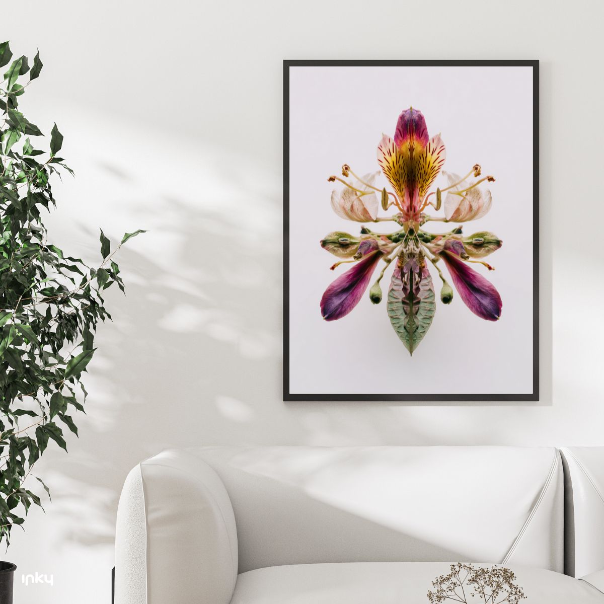 פוסטר של פרח סוריאליסטי