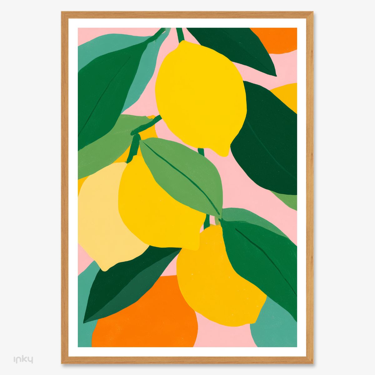 פוסטר איור של לימונים