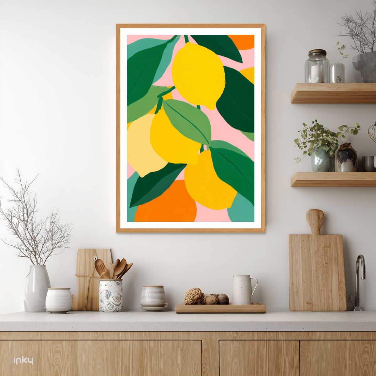 פוסטר איור של לימונים