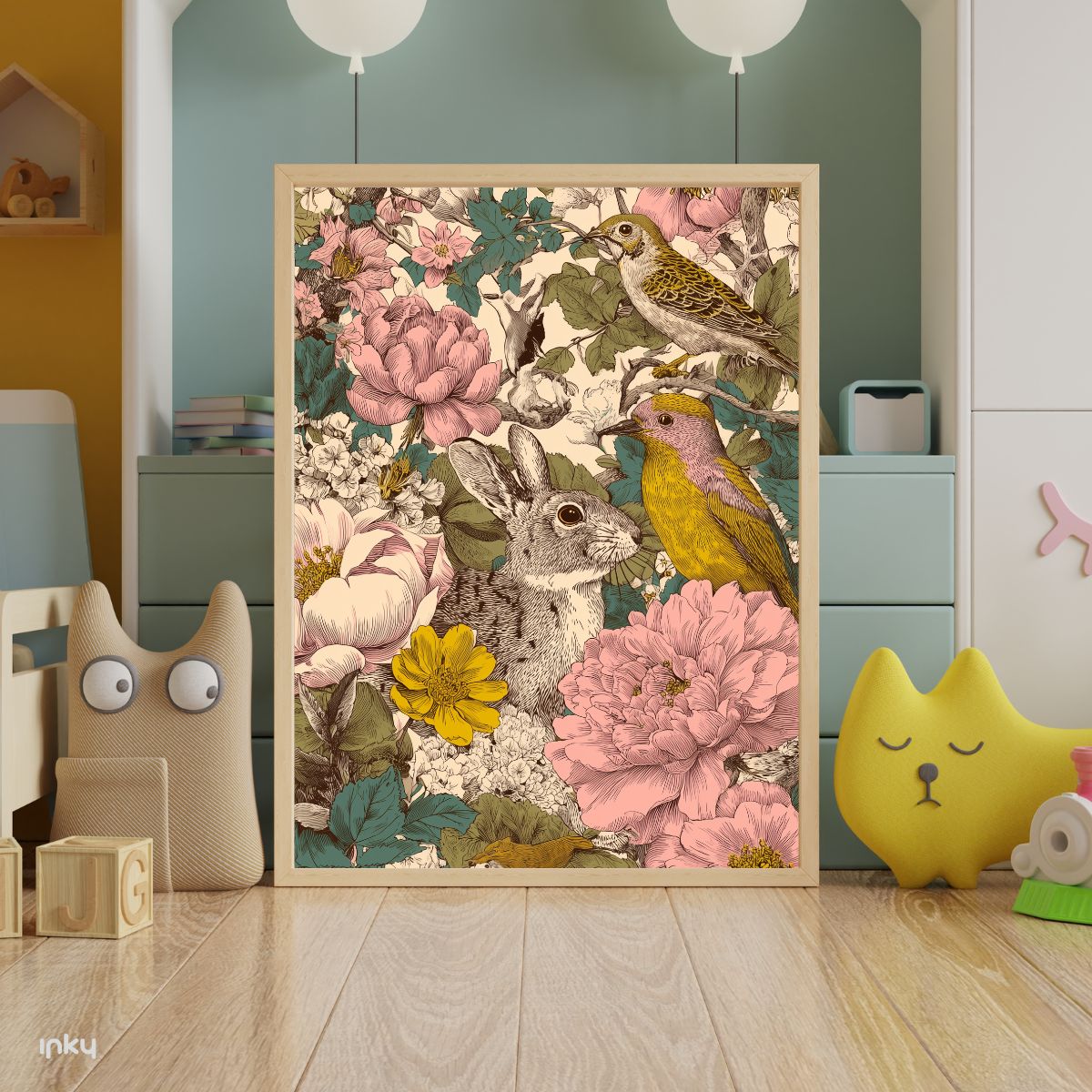 פוסטר איור בסגנון וינטג׳