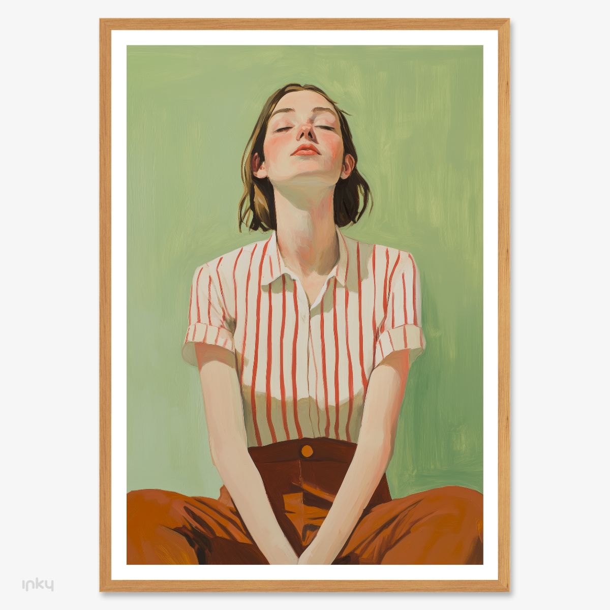 פוסטר איור של אישה